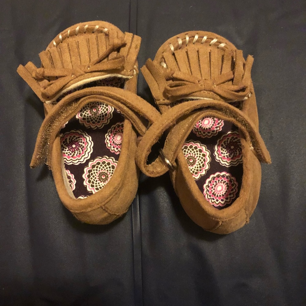 Baby Mary Jane moccasin shoes- new without tags!